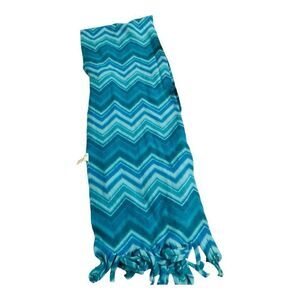 Blue Star Fleece Scarf